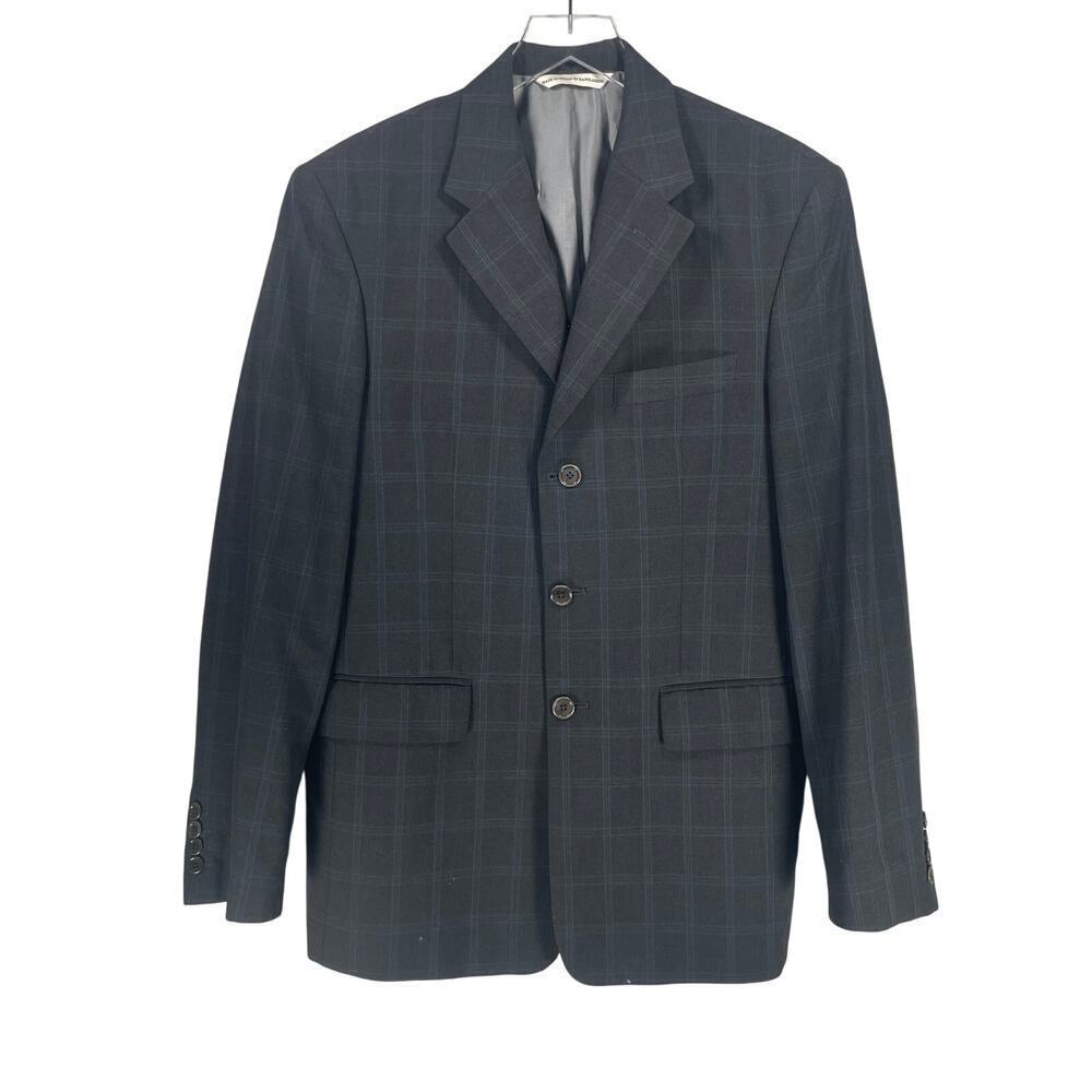 Perry Ellis Three Button‎ Double Vent Suit Jacket Blazer Sport Coat Size 38R